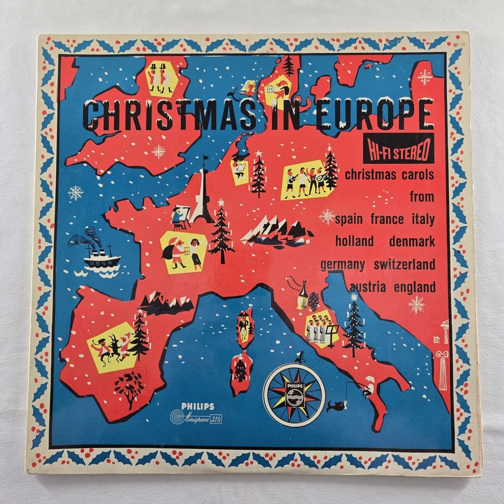 Various Artists – Christmas In Europe – Record LP Philips 850 019 PY – VG Tested